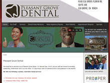 Tablet Screenshot of pg-dental.com